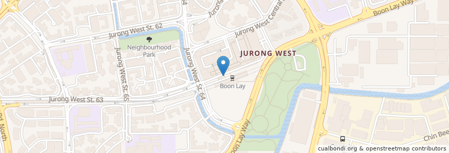 Mapa de ubicacion de Wendy's en 新加坡, 西南区.