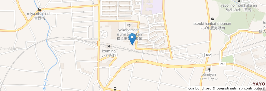 Mapa de ubicacion de いずみ野耳鼻咽喉科 en 일본, 가나가와현, 요코하마시, 泉区.
