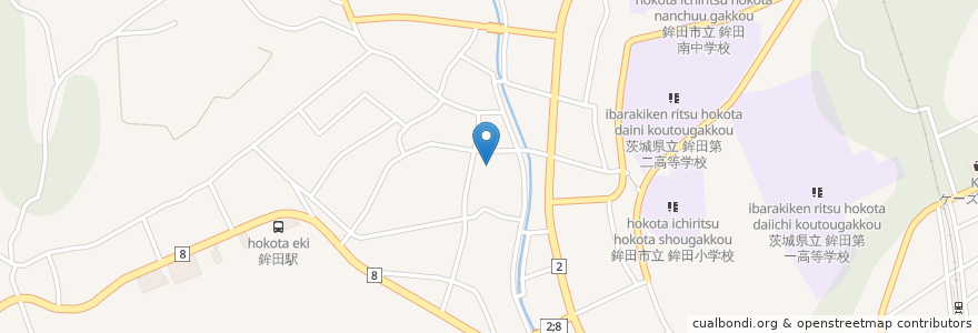 Mapa de ubicacion de 伏見稲荷神社 en Japan, Präfektur Ibaraki, 鉾田市.