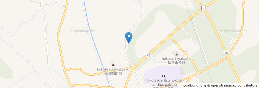 Mapa de ubicacion de 富士浅間神社 en Japan, Ibaraki Prefecture, Hokota.