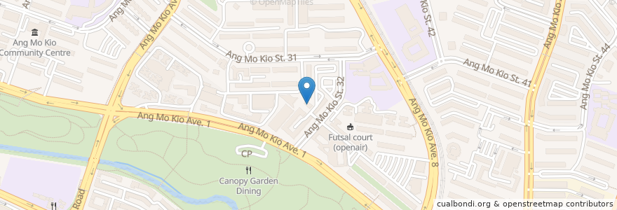 Mapa de ubicacion de TG 339 Eating House en Singapur, Central.