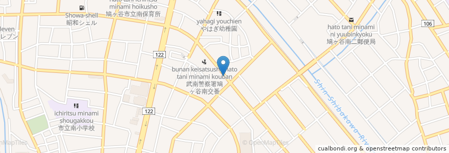 Mapa de ubicacion de 創庫生活館　鳩ヶ谷本店 en 日本, 埼玉县, 川口市.