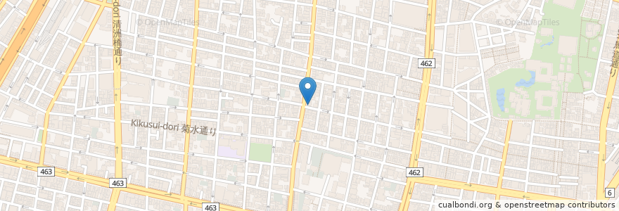 Mapa de ubicacion de 渡辺歯科 en Japan, Tokio, 台東区.