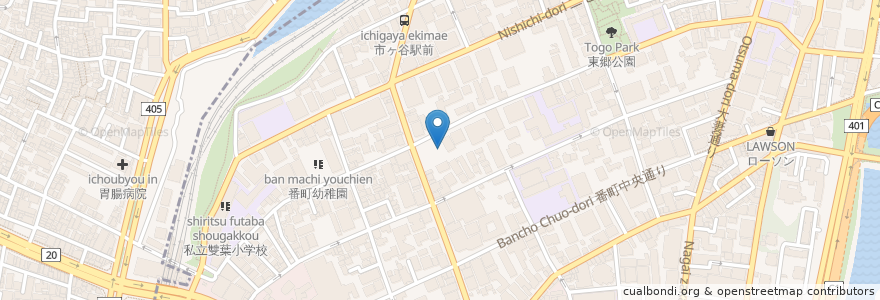 Mapa de ubicacion de No.4 en 日本, 东京都/東京都, 千代田區.