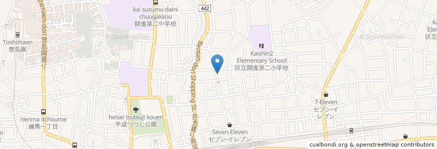Mapa de ubicacion de あい練馬眼科 en Jepun, 東京都, 練馬区.