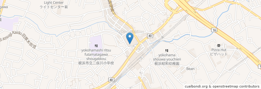 Mapa de ubicacion de さくら鍼灸整骨院 en Japan, Präfektur Kanagawa, Yokohama, 旭区.