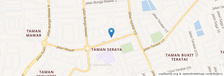 Mapa de ubicacion de Domino's en Malaisie, Selangor, Majlis Perbandaran Ampang Jaya.