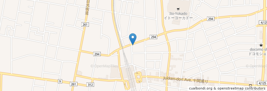 Mapa de ubicacion de ひすい en Japan, Ibaraki Prefecture, Koga.