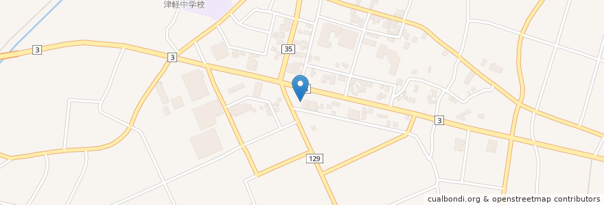 Mapa de ubicacion de 優太ラーメン en 日本, 青森县, 弘前市.