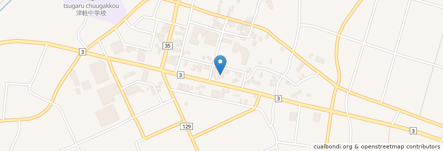 Mapa de ubicacion de はせがわ内科クリニック en ژاپن, 青森県, 弘前市.