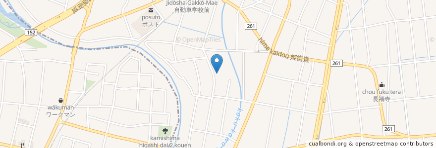 Mapa de ubicacion de （有）ナスビレンタカー en Japan, 静岡県, 浜松市, 東区.