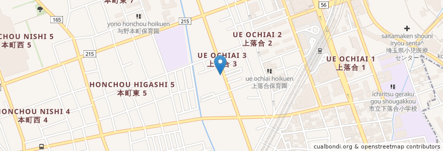 Mapa de ubicacion de M&J ENGLISH CLUB en 日本, 埼玉県, さいたま市, 中央区.