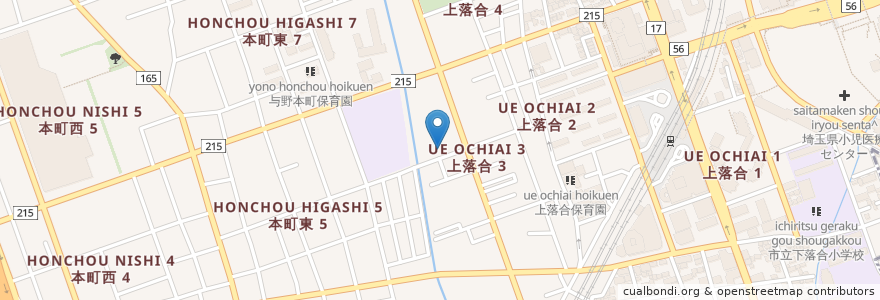 Mapa de ubicacion de 吉田ピアノ教室 en 日本, 埼玉県, さいたま市, 中央区.