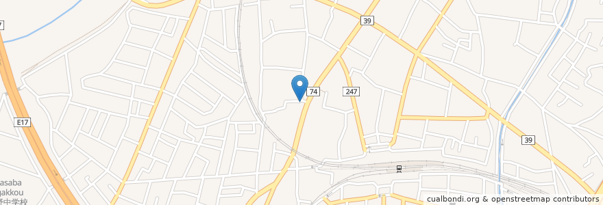 Mapa de ubicacion de アピア薬局 en 日本, 埼玉県, 坂戸市.