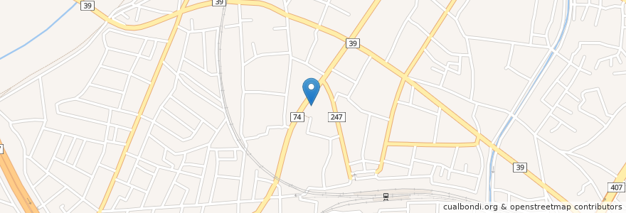 Mapa de ubicacion de 大昌園 (焼肉) en Jepun, 埼玉県, 坂戸市.