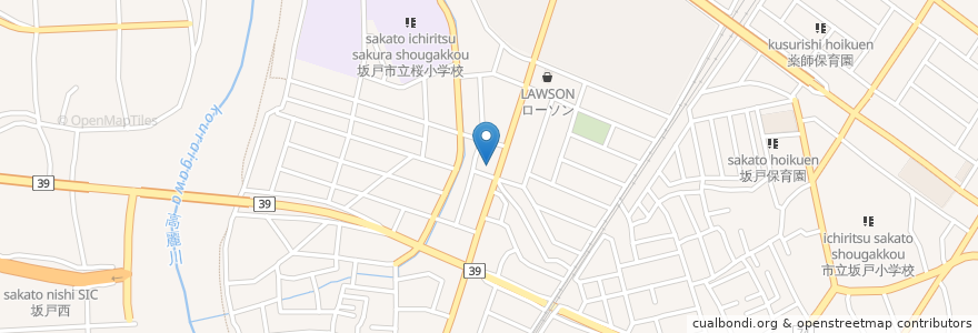 Mapa de ubicacion de 小僧寿し坂戸泉町店 en Giappone, Prefettura Di Saitama, 坂戸市.
