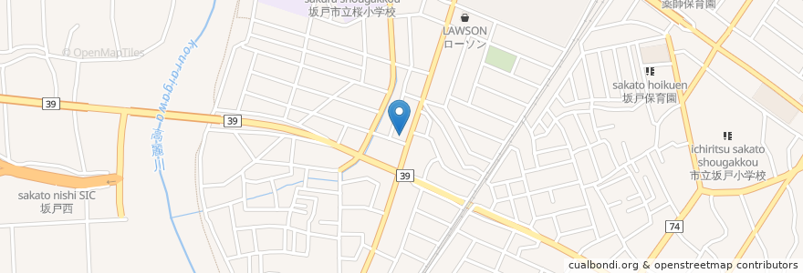 Mapa de ubicacion de バーミヤン坂戸泉町店 en 일본, 사이타마현, 坂戸市.