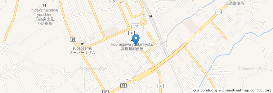 Mapa de ubicacion de のんのこ亭 en اليابان, 埼玉県, 日高市.
