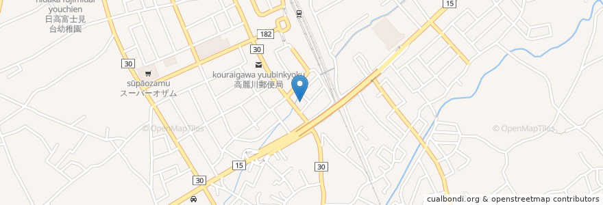 Mapa de ubicacion de 松竹　(日本料理) en 일본, 사이타마현, 日高市.