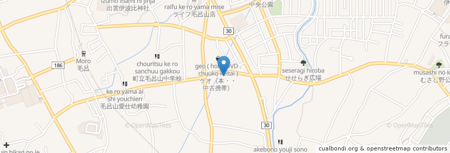 Mapa de ubicacion de 多久膳　(寿司) en Japonya, 埼玉県, 入間郡, 毛呂山町.