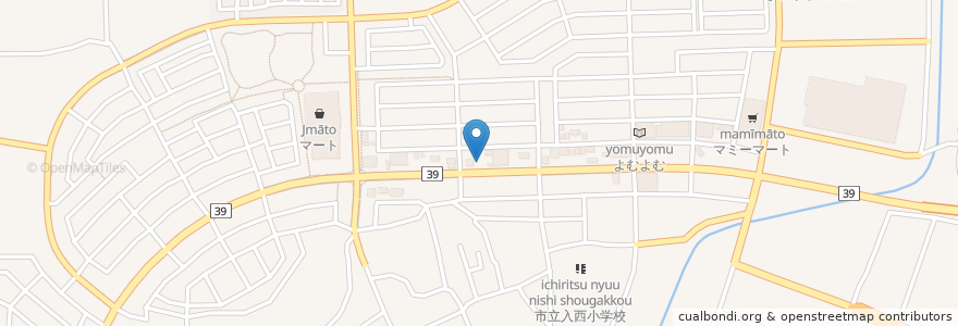 Mapa de ubicacion de マクドナルド en Jepun, 埼玉県, 坂戸市.
