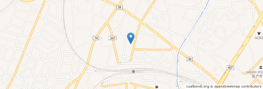 Mapa de ubicacion de さかどの酒場 くらえもん(居酒屋) en اليابان, 埼玉県, 坂戸市.