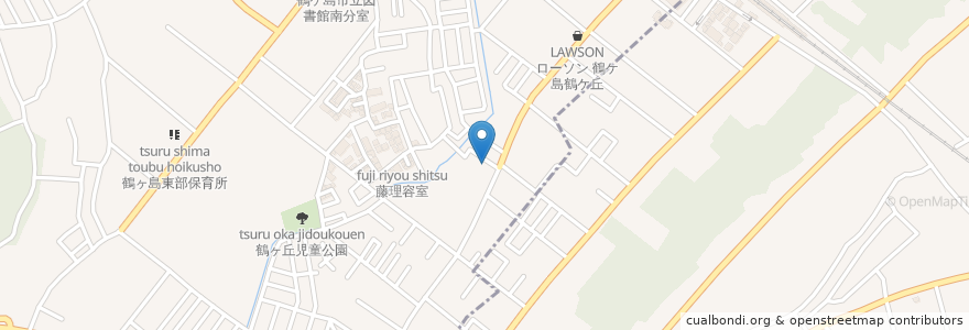 Mapa de ubicacion de デイサービス-ユメカ en Japão, 埼玉県, 鶴ヶ島市.