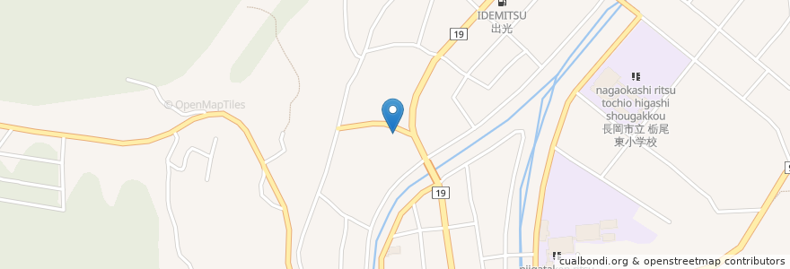 Mapa de ubicacion de 秋葉タクシー en Japonya, 新潟県, 長岡市.