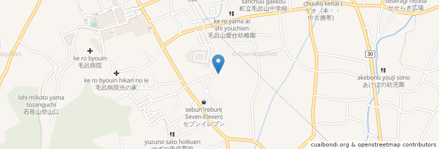 Mapa de ubicacion de 香蘭　(中華料理) en ژاپن, 埼玉県, 入間郡, 毛呂山町.