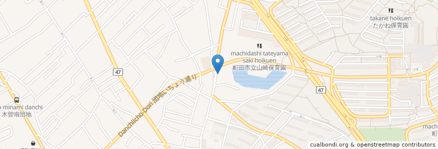 Mapa de ubicacion de 早稲田英数塾 en Япония, Токио, Матида.