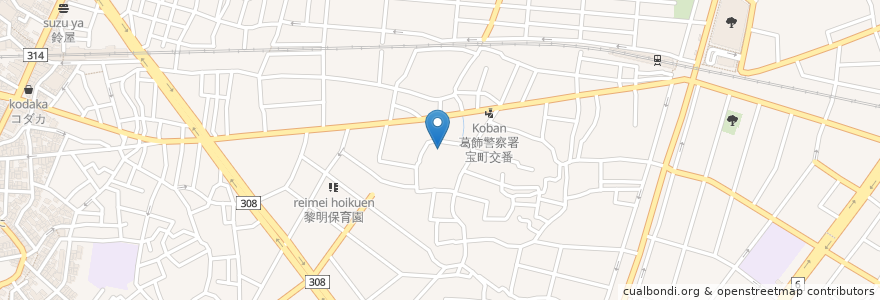 Mapa de ubicacion de 第四富士の湯 en Japonya, 東京都, 葛飾区.