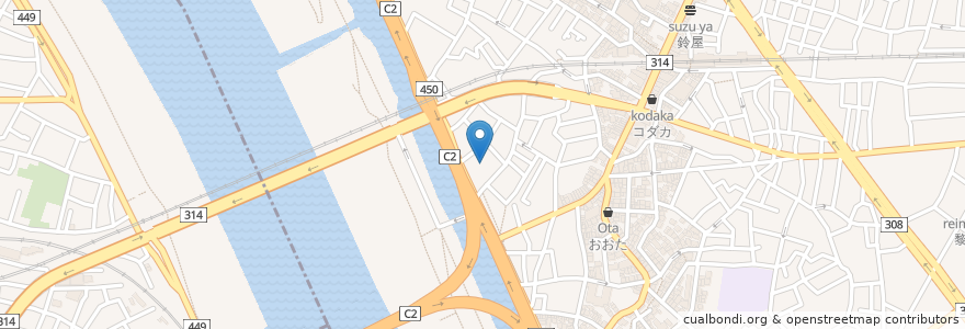 Mapa de ubicacion de 星乃湯(跡) en 日本, 東京都, 葛飾区.