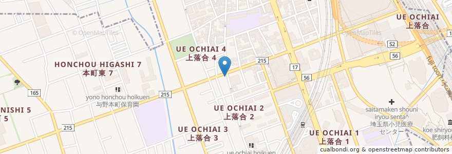 Mapa de ubicacion de CHACHAMARU en Japan, Präfektur Saitama, Saitama, 中央区.