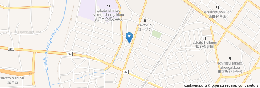 Mapa de ubicacion de 小僧寿し 坂戸泉町店 en Giappone, Prefettura Di Saitama, 坂戸市.