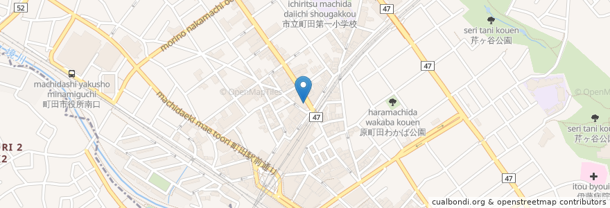 Mapa de ubicacion de 富士そば en 일본, 도쿄도, 町田市.