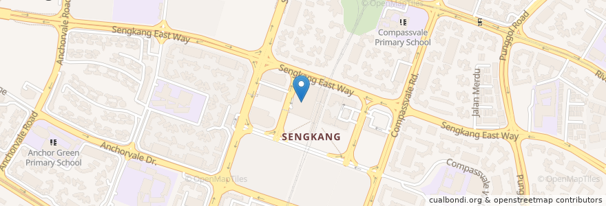 Mapa de ubicacion de Minmed Clinic (Sengkang) en Singapur, Northeast.