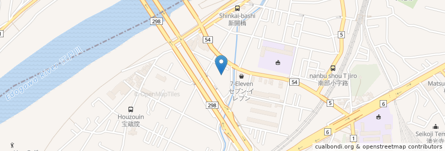 Mapa de ubicacion de くすりの福太郎 松戸小山店 en اليابان, 千葉県, 松戸市.