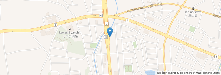 Mapa de ubicacion de 宇都宮腎内科皮膚科クリニック en 일본, 도치기현, 宇都宮市.