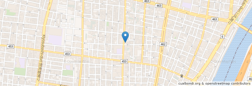 Mapa de ubicacion de 個太郎塾 en 日本, 东京都/東京都, 台東区.