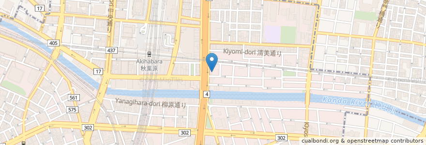 Mapa de ubicacion de らーめん紬麦 en 日本, 東京都, 千代田区.