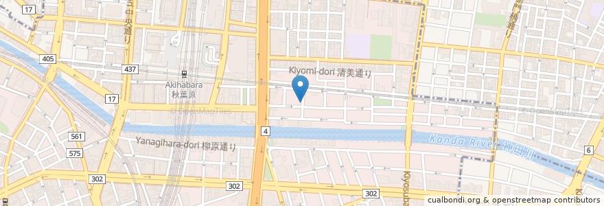 Mapa de ubicacion de 円らく en 일본, 도쿄도, 치요다.