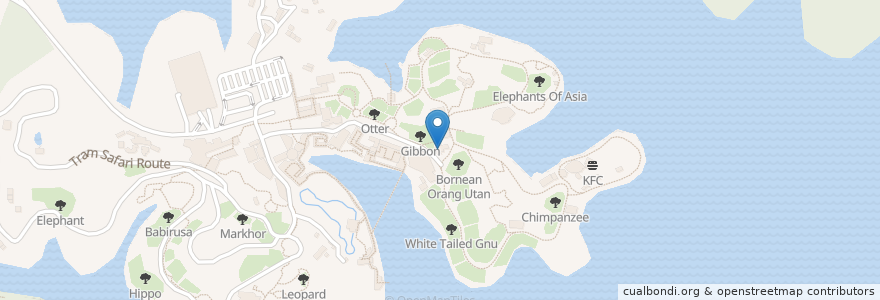 Mapa de ubicacion de Ah Meng Bistro en Singapura, Northwest.