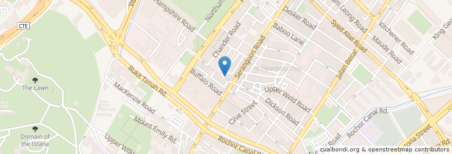 Mapa de ubicacion de Littke India Dentist en シンガポール, Central.