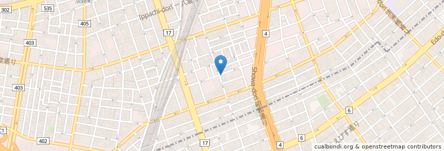 Mapa de ubicacion de サスティナブルキッチンROSY en Japon, Tokyo, 千代田区.
