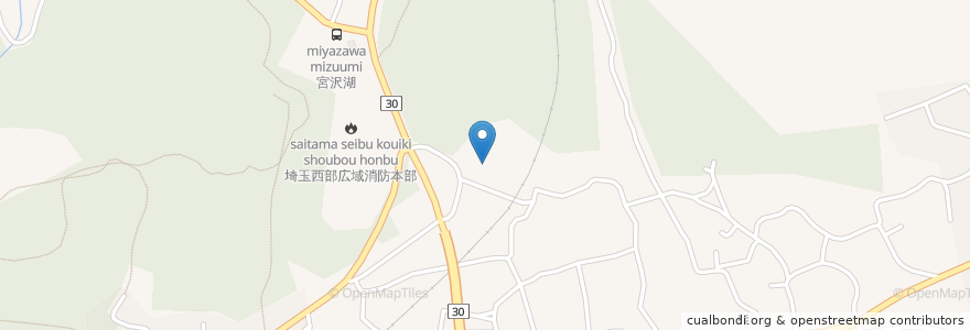 Mapa de ubicacion de 長福寺 en Япония, Сайтама, Ханно.