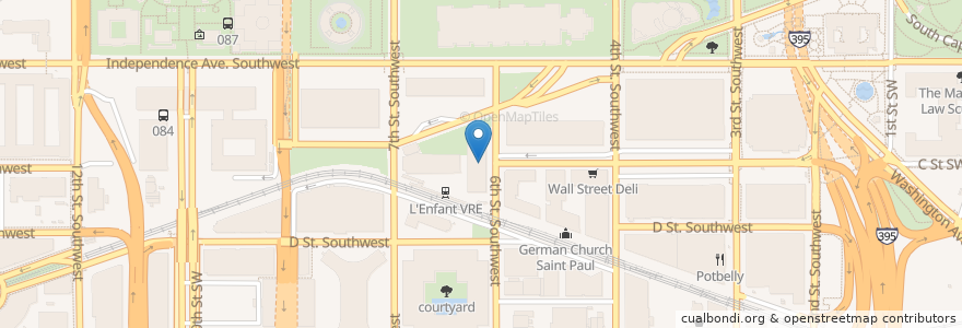 Mapa de ubicacion de Graduate School en United States, Washington, D.C., Washington.