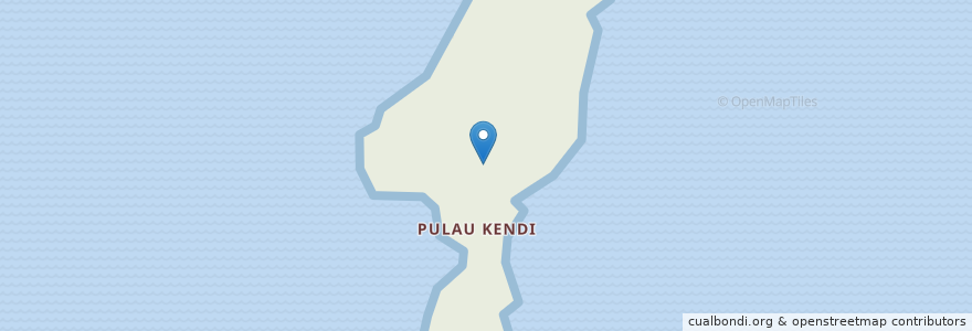 Mapa de ubicacion de Pulau Kendi en Malesia, Penang, Pulau Kendi, Barat Daya.