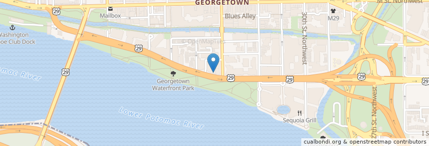 Mapa de ubicacion de Mr.Smith's of Georgetown en ایالات متحده آمریکا, واشینگتن، دی.سی., واشنگتن.