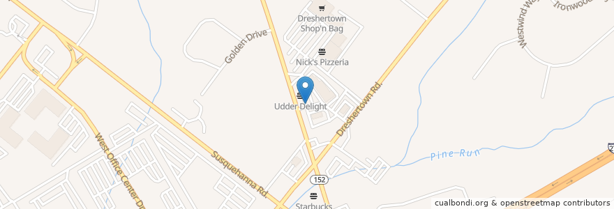 Mapa de ubicacion de Primo Hoagies en 美利坚合众国/美利堅合眾國, 宾夕法尼亚 / 賓夕法尼亞州, Montgomery County, Upper Dublin Township.