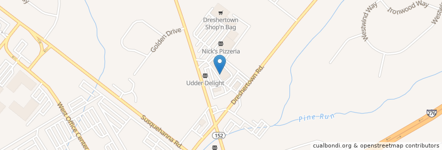 Mapa de ubicacion de Jade Garden en 美利坚合众国/美利堅合眾國, 宾夕法尼亚 / 賓夕法尼亞州, Montgomery County, Upper Dublin Township.